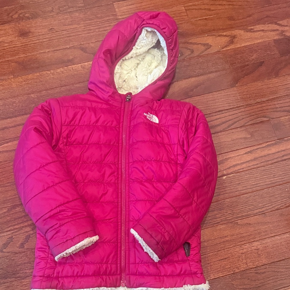 The North Face Fuchsia Puffer Jacket